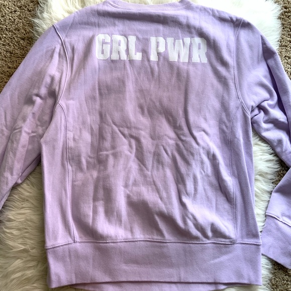 VS PINK GRL PWR COLLEGIATE CREW - Picture 1 of 11